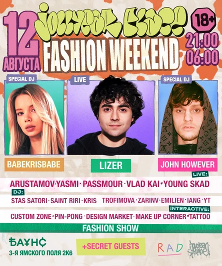 JOLLYEAR PLACE FASHION WEEKEND | LIZER | BABEKRISBABE | JOHN HOWEVER