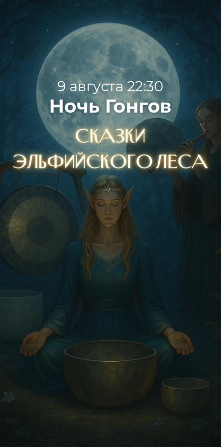 Ночь гонгов "Сказки эльфийского леса"